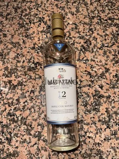 macallan 12 empty bottle