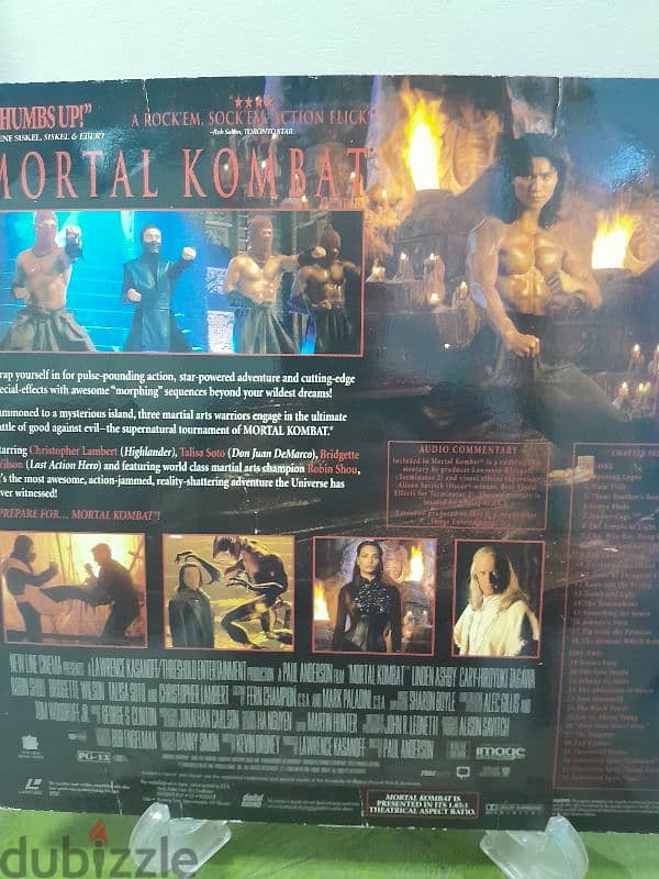MORTAL COMBAT wide-screen laserdisc 1