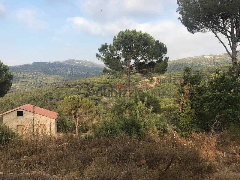 Land for Sale in Qsaybeh – 1,300 sqm with Mountain View & Road Access 0