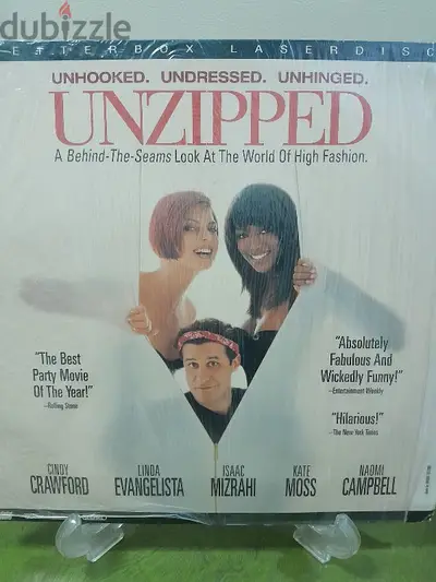 UNZIPPED laserdisc it's all about fashion & modelling
