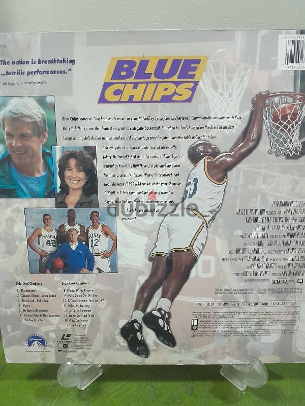 Basketball Shaquille O'Neil Blue Chips laserdisc 0