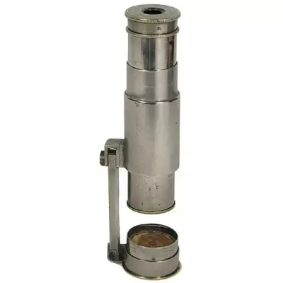 Antique Pocket Microscope, France 1920