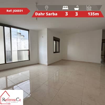 Prime apartment in Dahr sarba شقة مميزة في ضهر صربا