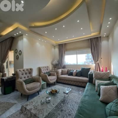 Apartment with open view in Jal el dib for sale شقةفي جل الديب للبيع