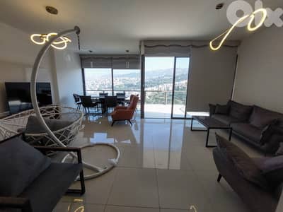 Furnished Apartment in Mar Roukoz + Sea & Mountain View