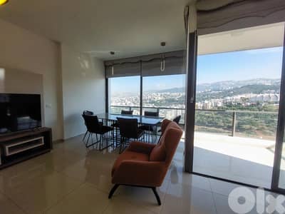 Furnished Apartment in Mar Roukoz + Sea & Mountain View