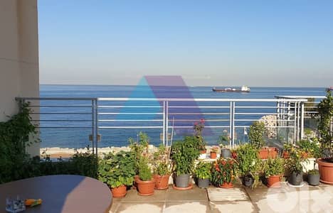 LUX Furnished Duplex Penthouse+Terrace 4 sale in Dbaye-Waterfront-ضبية
