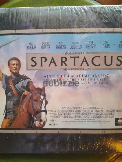 Spartacus - Historical  Letterbox LASER DISC VERSION Kirk Douglas