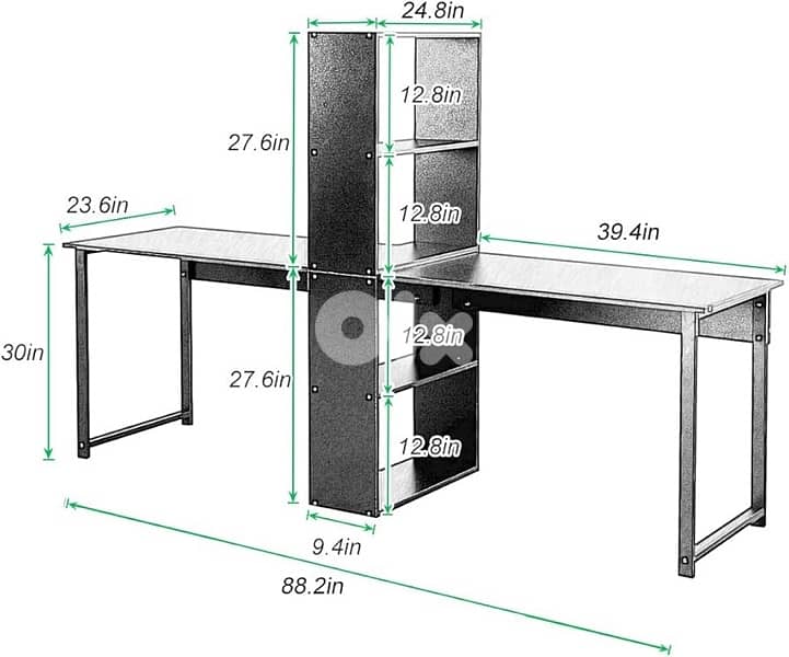 Desk beige color 4