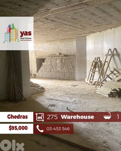 Ghedras 275m2 | Warehouse | High Veiling | Super Catch | TO