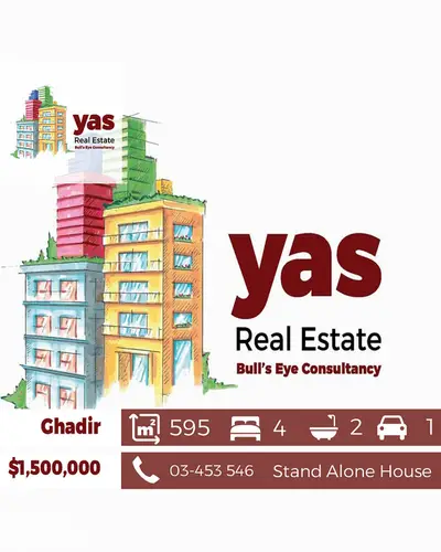Ghadir 595m2 | Garden/Terrace | Stand Alone House | Prime location |EH