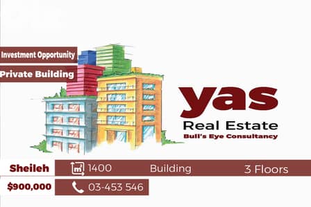 Sheileh 1400m2 | Building | 3 Floors | 30/90 | Prime Location | Catch