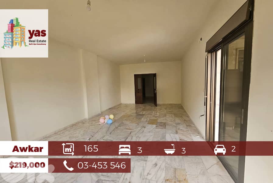 Awkar 165m2 | Brand New | Prime Location | Mountain View | PA | 0