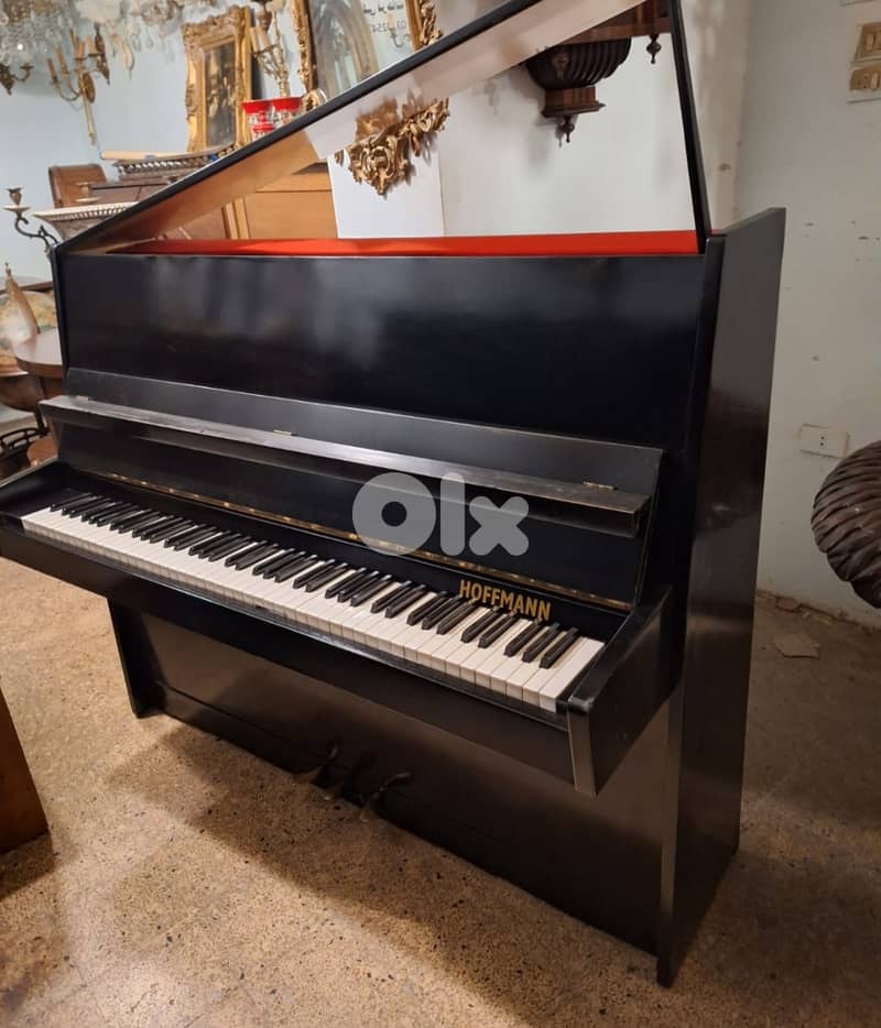 piano Hoffman black colour glossy tuning warranty 0