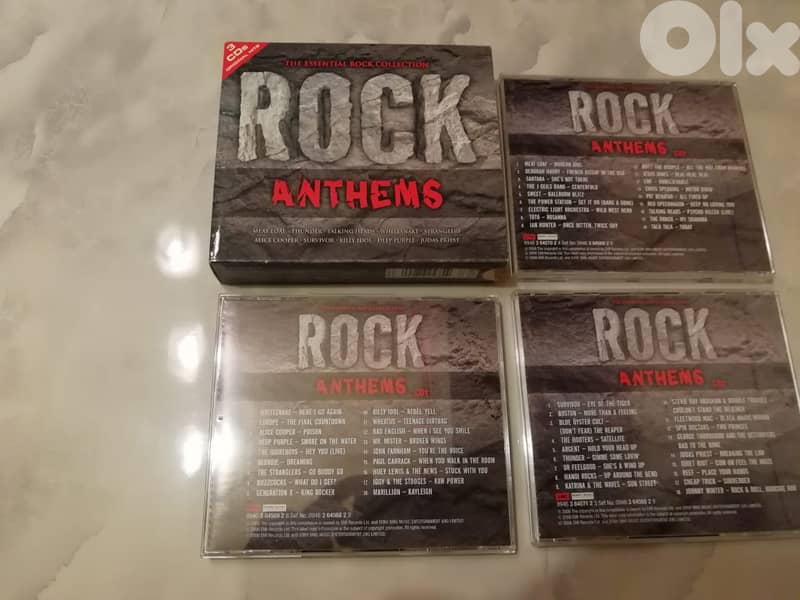 Rock anthems 3 cds box set 1