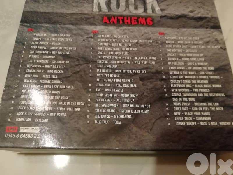Rock anthems 3 cds box set 2