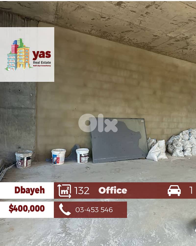 Dbayeh 132m2 | Office | Under Construction | Highway | MJ 0