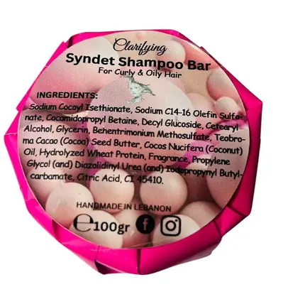 Clarifying Syndet Shampoo Bar