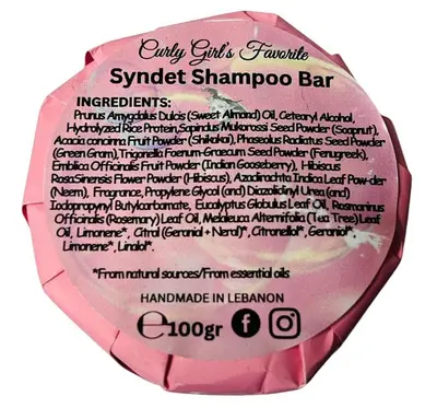 Curly Girl's Favorite Syndet Shampoo Bar