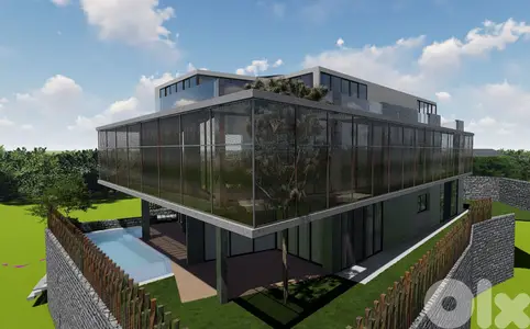 Under Construction 950 m2 Villa 4 Sale in Klayaat-Keserwan - القليعات