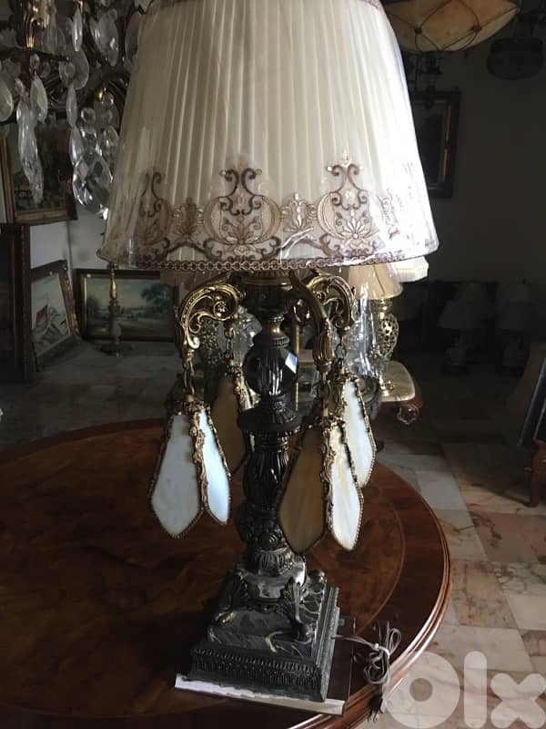 pair of Tiffany table lamps 4