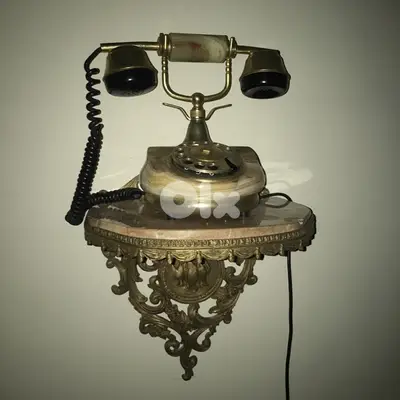German antique telephone
