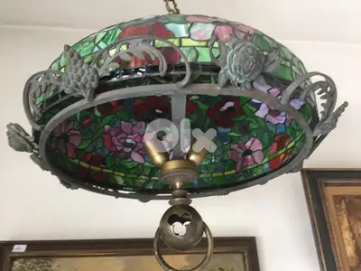 Huge Tiffany lamp USA