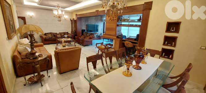 Apartment for sale in Baabdat/ Terrace/ Garden/ Barbecue