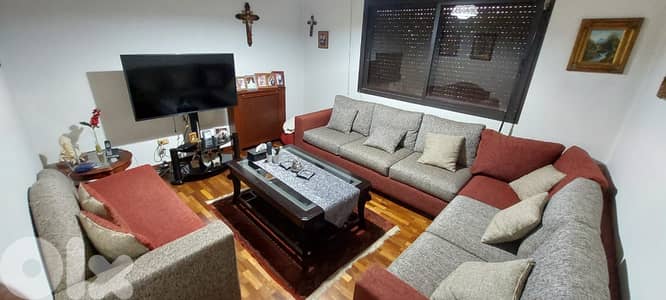 Apartment for sale in Baabdat/ Terrace/ Garden/ Barbecue