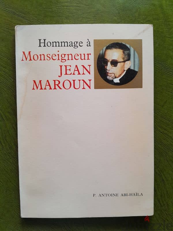 HOMMAGE A MONSEIGNEUR JEAN MAROUN  With Dedication & Autograph 1