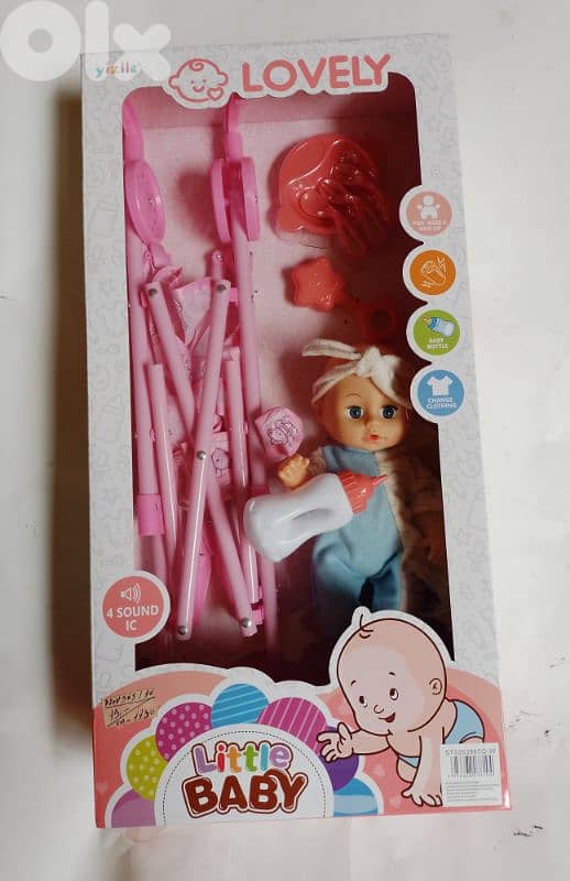 doll with stroller 1