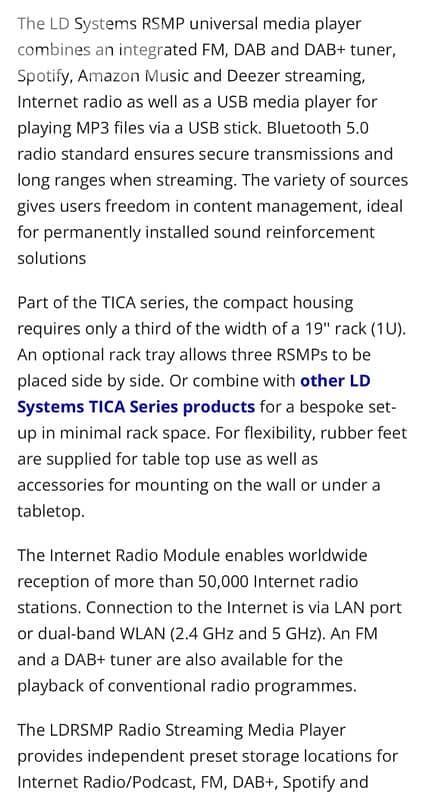 LD systems radio satellite 1