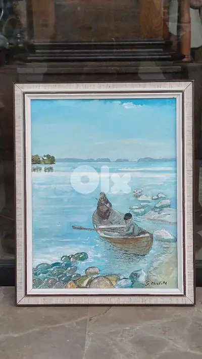 لوحة رسم زيتي