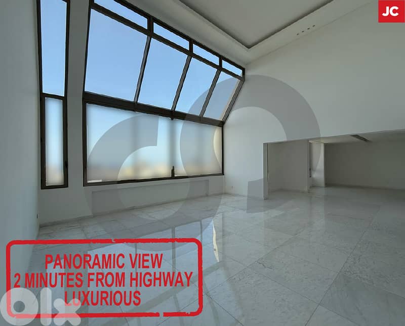 Panoramic Views - 2 minutes from highway IN JDEIDEH ! REF#JC120194 ! 0