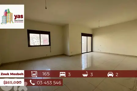 Zouk Mosbeh 195m2 | New | Calm Area | Excellent Condition | EL