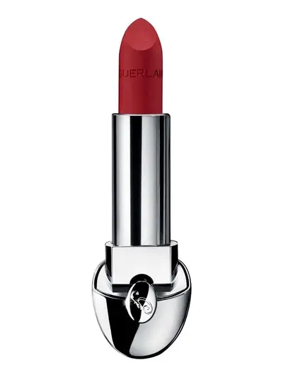 GUERLAIN - ROUGE G, RED MATTE LIPSTICK N219 + BLOOMING BEE MIRROR CASE