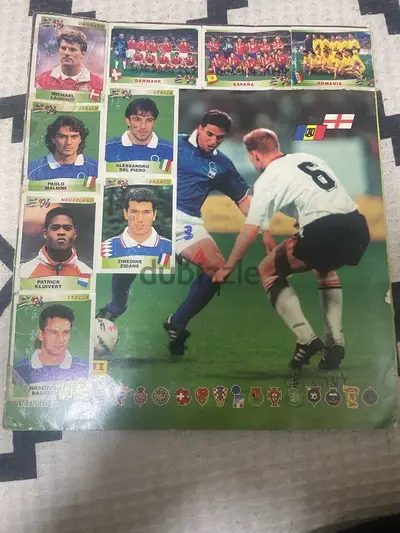 Panini football sticker album 1996 European Championship
