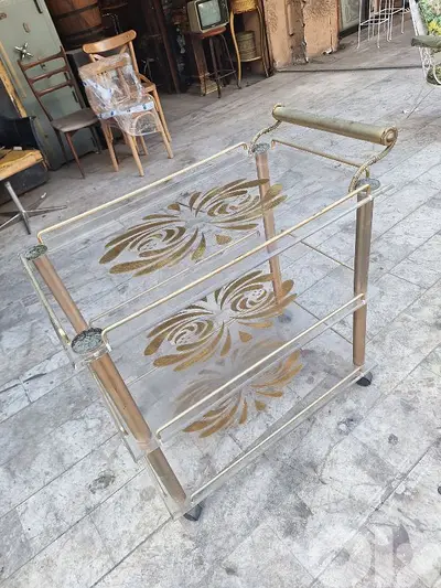 trolley bar Plexy vintage Italy original