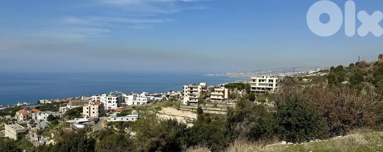 10,000 SQM Land in Bouar, Keserwan with Full Sea View ( Unblockable)