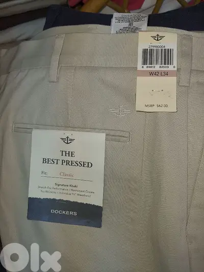 DOCKERS PANT BEIGE  SIZE W42 L34