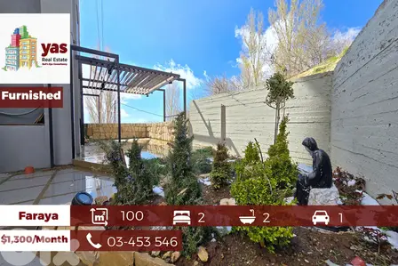 Faraya 100m2 | 150m2 Terrace | Furnished Chalet | Rent | View | DA/KS