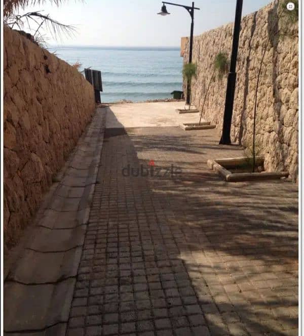 Beach chalet duplex for rent in halat with sea access min 6 month 10