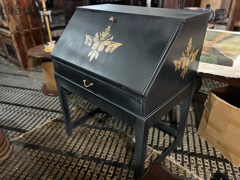 vintage secretaire solid wood 2