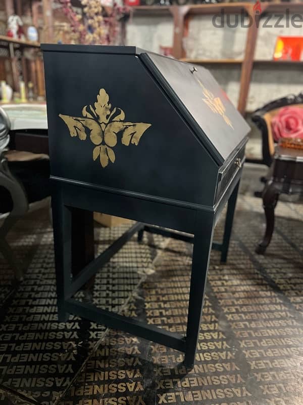 vintage secretaire solid wood 6