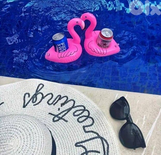 cute swimming pool floating mug holder 4