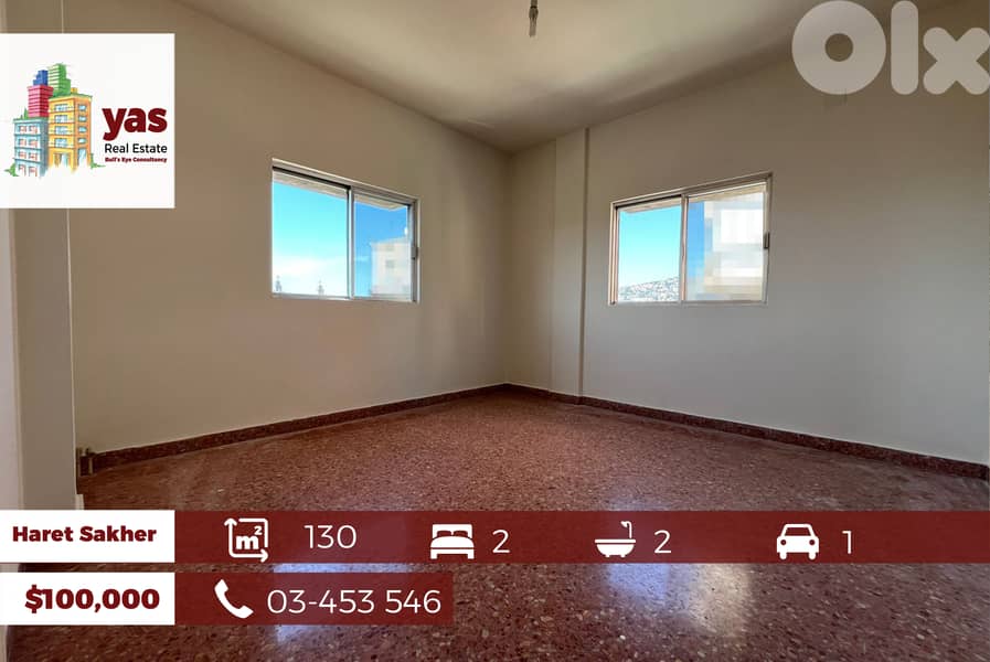 Haret Sakher 130m2 | Well Maintained | Prime Location | EH | 0