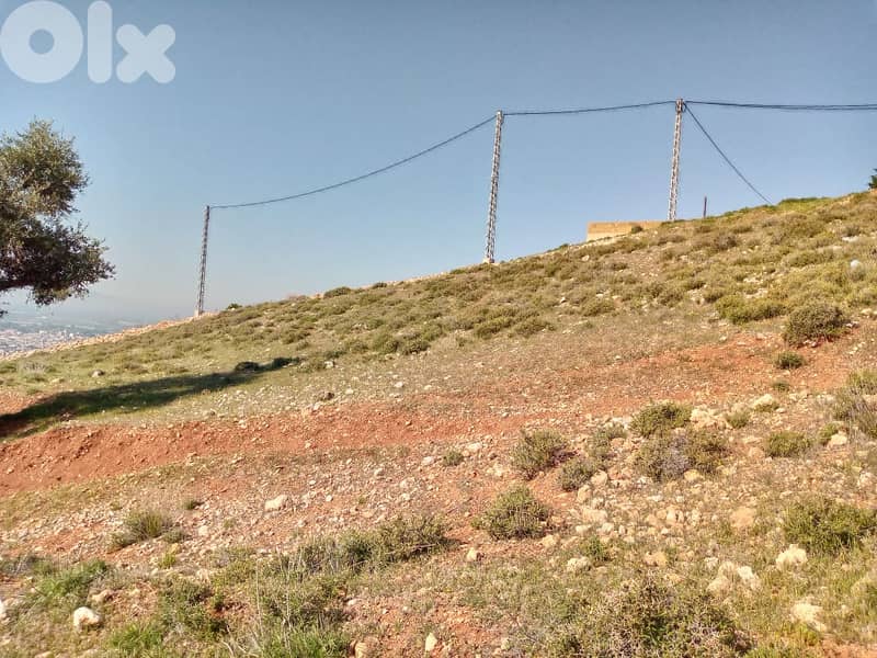 zahle land 822 sqm for sale panoramic view overlooking the city #6567 0
