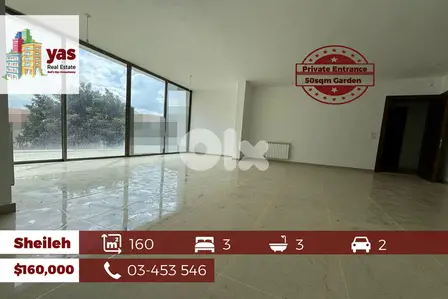 Sheileh 160m2 | Private Entrance | Super Luxury | 50m2 Garden | BA |