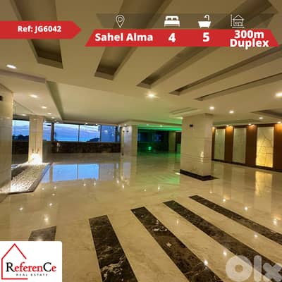Luxurious Duplex for sale in Sahel Alma دوبلكس فاخر للبيع في ساحل علما