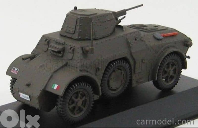 Lancia AB 41 (1946) Armoured Tank diecast car model 1;43 2